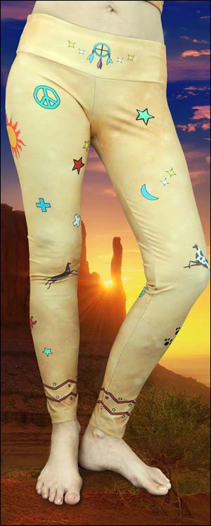 Medicine Wand Yoga Pants by Sushila Oliphant